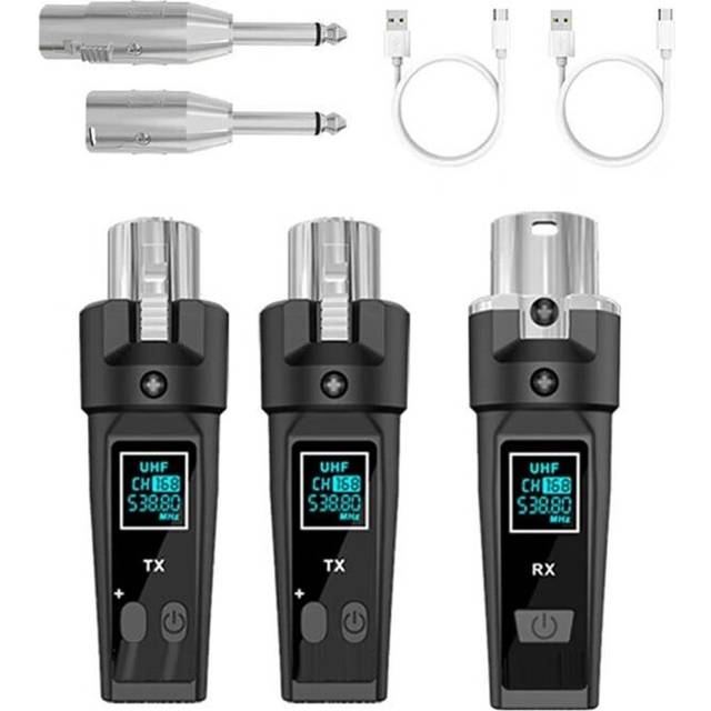Kepptory 2.4G XLR Wireless Microphone Adapter System