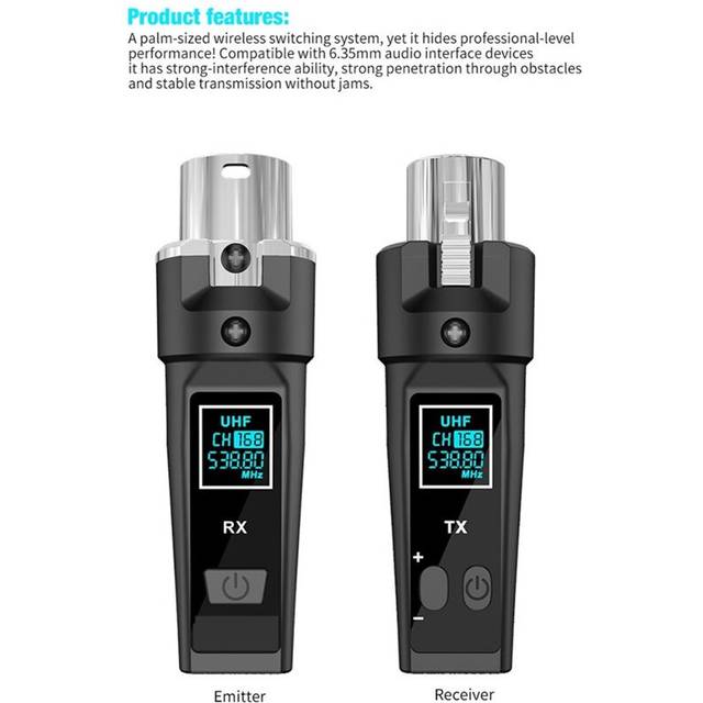 2.4G XLR Wireless Microphone Adapter System