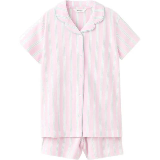 Mango Striped Short Pyjamas - Multi/Patterned