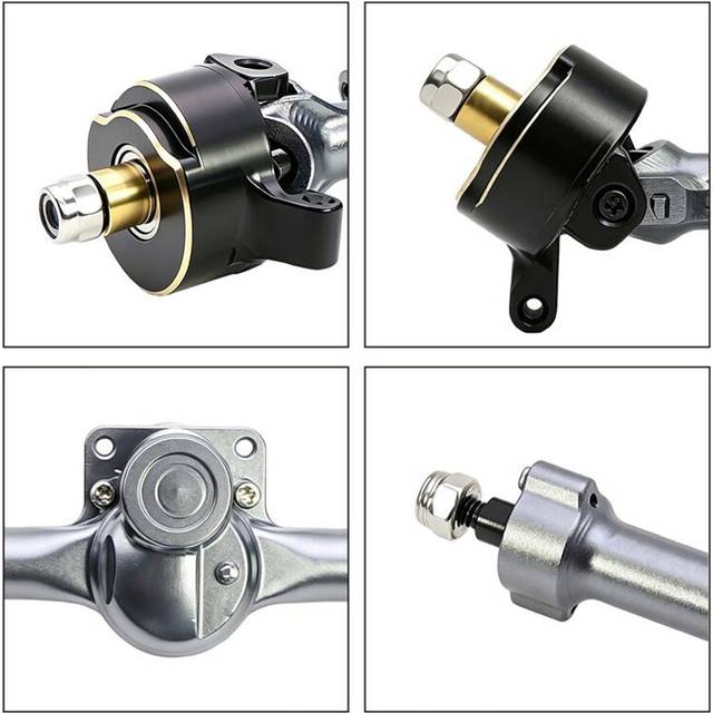 Axial SCX30 Aluminum Front Rear Axles Set