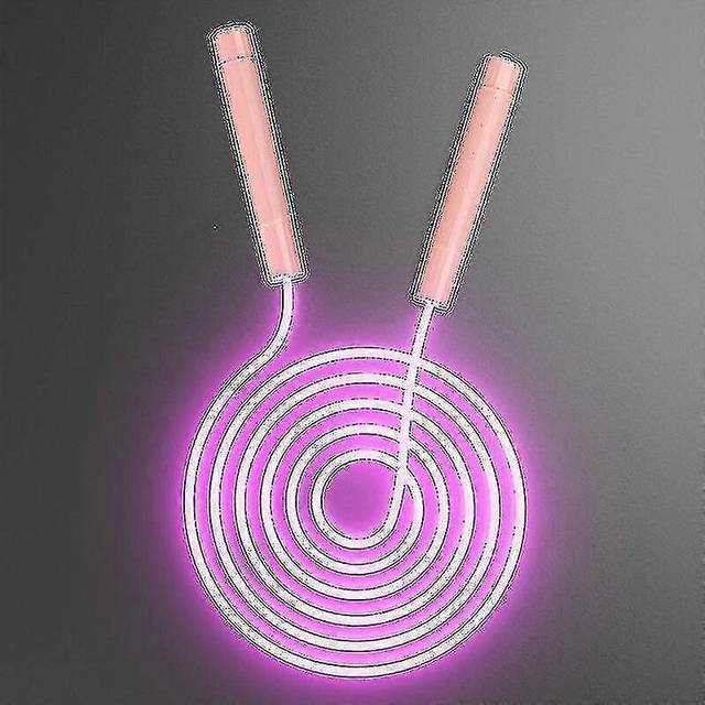 Pink Glowing Jump Rope Adjustable