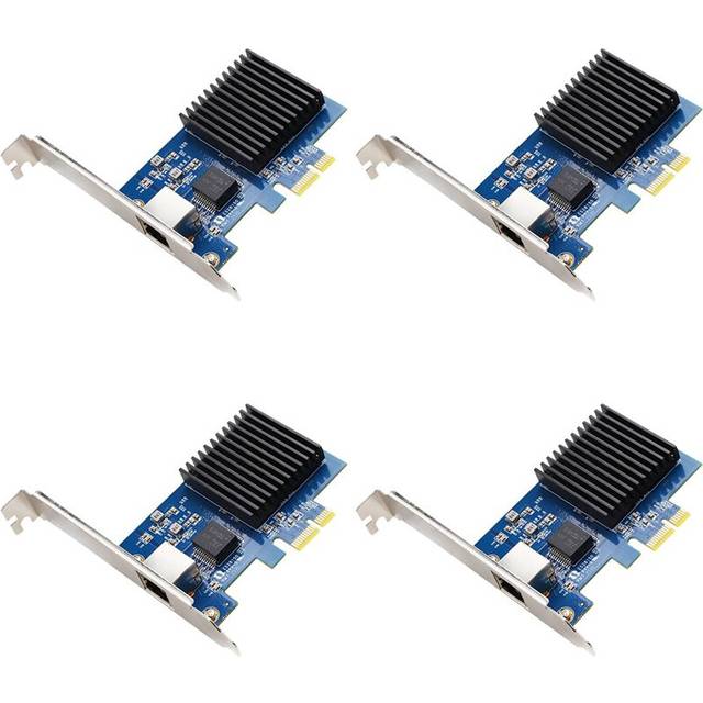 Typecat 4X 10Gb PCIe Network Card Single RJ45 Port