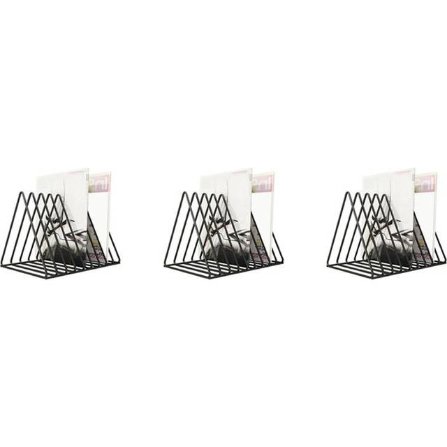 3X Vinyl Record CD Magazine Storage Rack