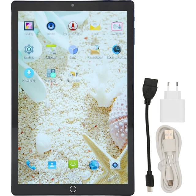 10,1-tommer Android-Tablet Octa Core IPS - Sort