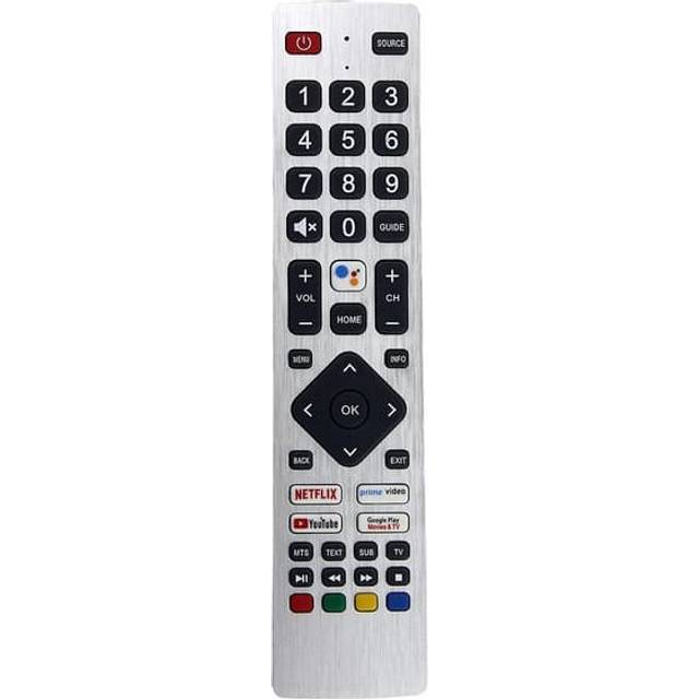 Sharp TV Remote Control Silver