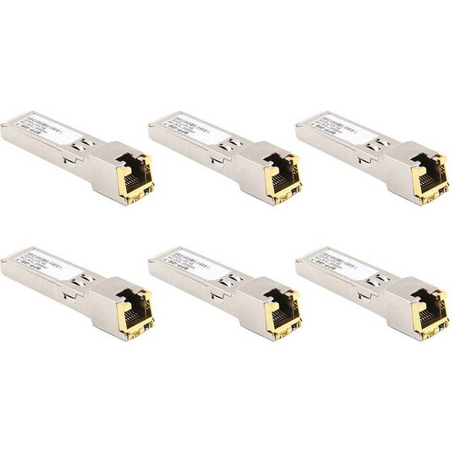 SFP Module RJ45 Gbic 10 100 1000 Copper 6Pcs