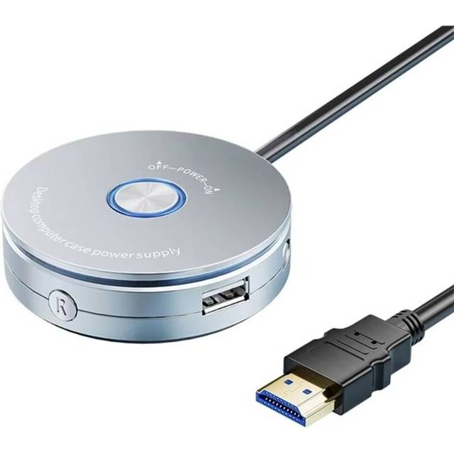 Kepptory Desktop Computer Power Switches Adapter Cable