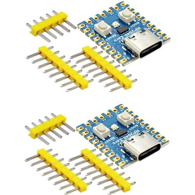 2PCS RP2040-Zero Dual-Core Microcontroller Development Board