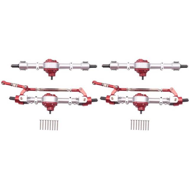 RC Car Front Rear Complete Axle 1 12