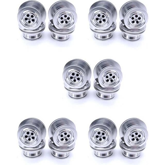 Torribaly 20Pcs Rc Car Metal Wheel Hub Rim