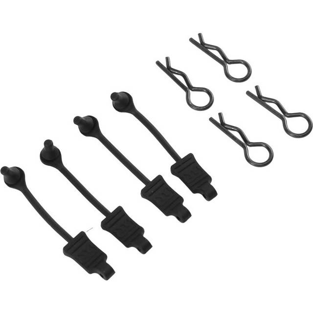 4Pcs Rubber Body Clip Retainer Shell
