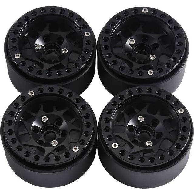 4PCS 1.9 Inch Metal Beadlock Wheel Hub Rim