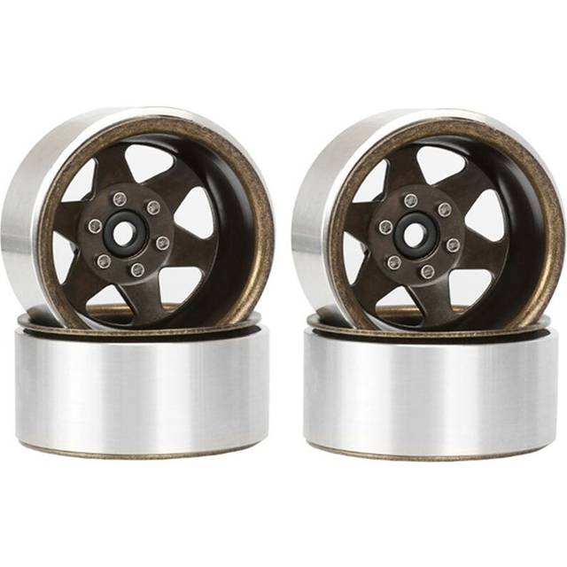 4pcs 1.9 Inch Beadlock Negative Offset Wheel Rim Hub