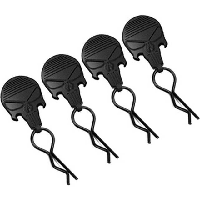 4pcs Metal R-Type Car Shell Body Fixed Clips