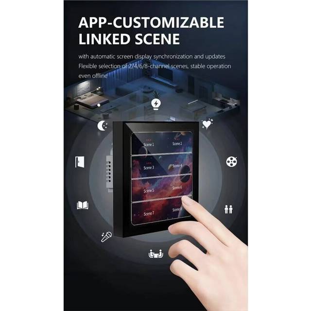 Tuya Zigbee Multi Functional 4-Inch Touch Screen Scene