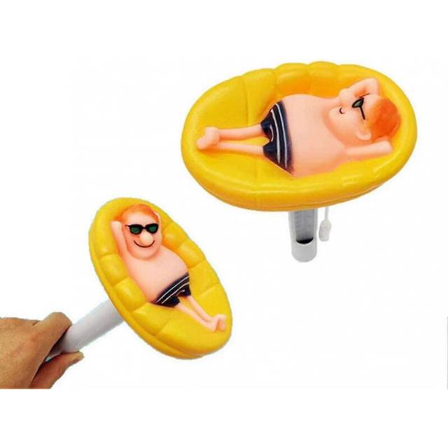 Large Floating Pool Thermometer With String