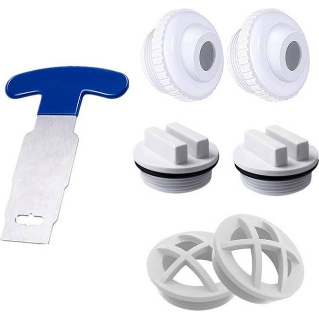Pool Inlet Fitting Kit Threaded Drain Plug