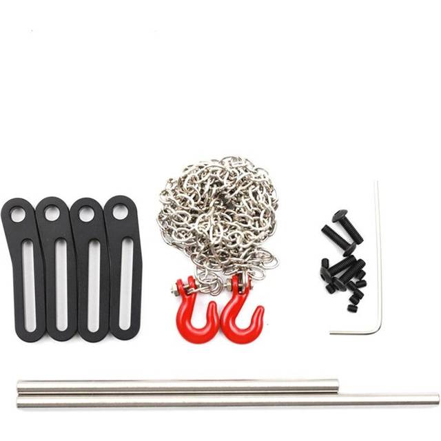 RC Car Upgrade Adjustable Front Rear Bumpers Kit