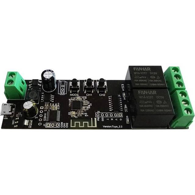 Torribaly 2 Channel WiFi Momentary Inching Relay Module