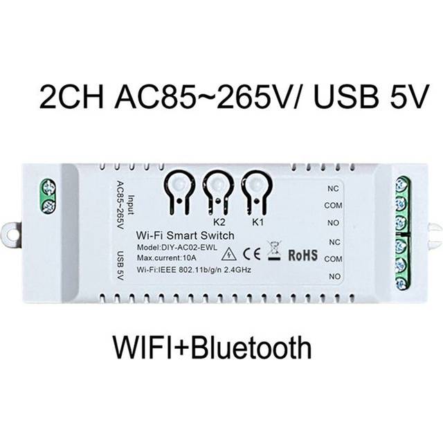 5X 2CH WiFi DIY Timer Module