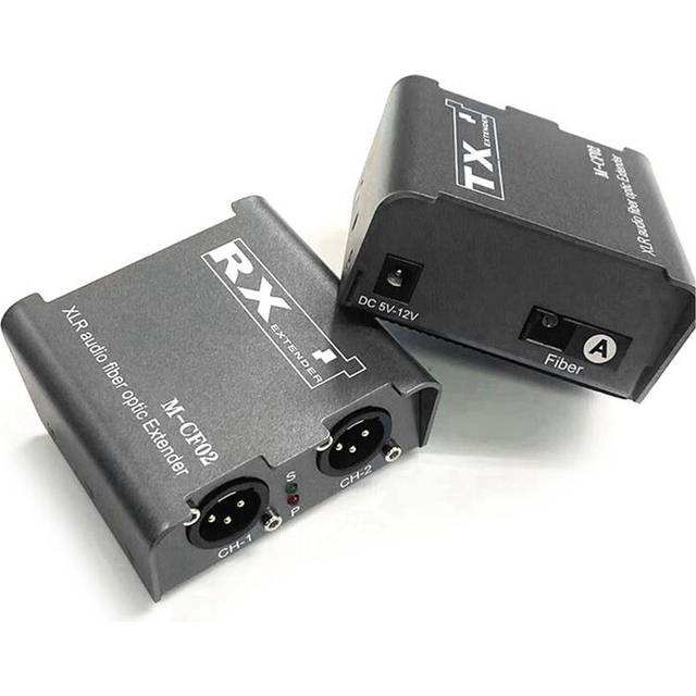 2 Way Audio Fiber Optical Extender Set