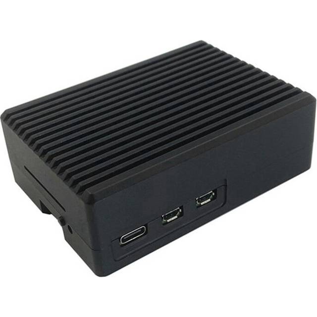 Exogio Raspberry Pi 5B Shell Aluminum Striped Shell