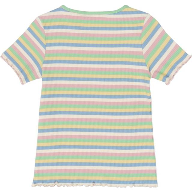 The New Tnstella S S Rib Tee - Multi/Patterned