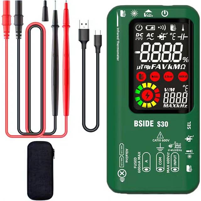 Tlily BSIDE Digital Multimeter 15V LED Rechargeable