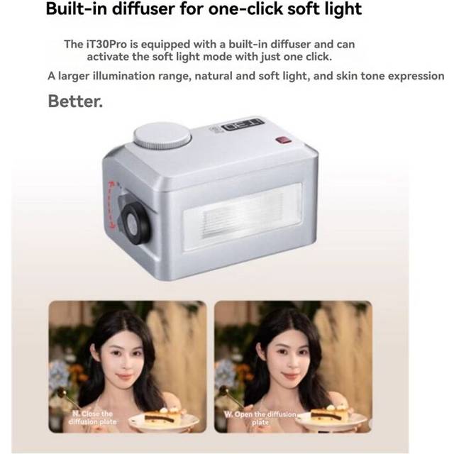 IT30Pro 2.8 Inch Wireless Camera Flash