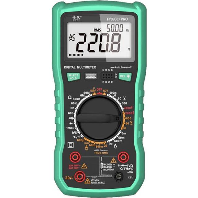 Digital Multimeter 6000 Counts True RMS 20A