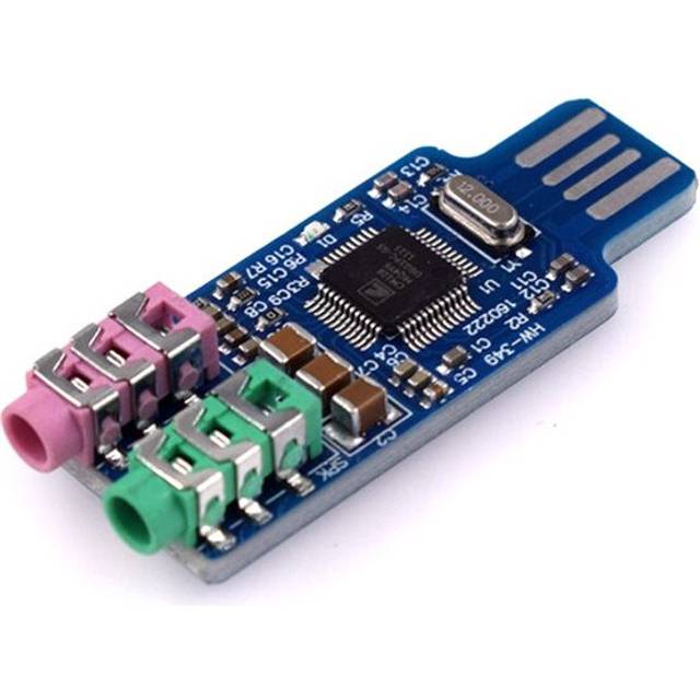 2Pcs CM108 USB Audio Interface Module
