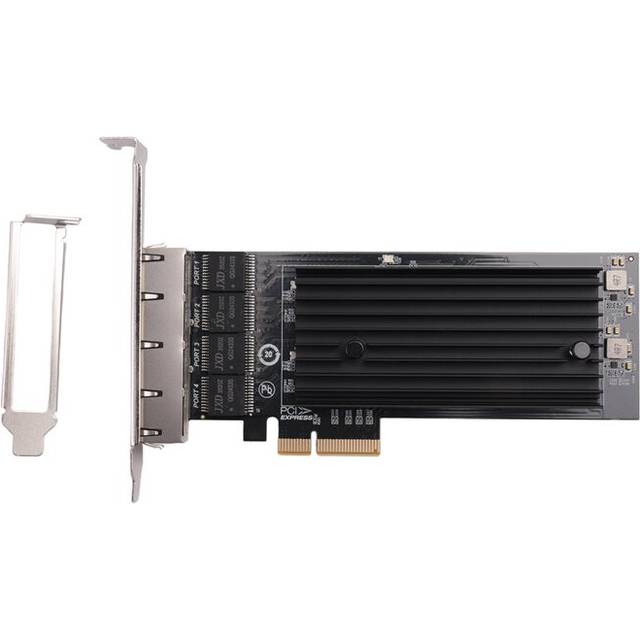 Typecat PCIe 4 Port RJ45 Network Card
