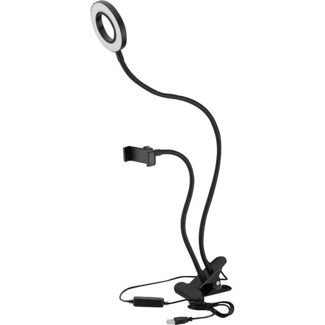 360 Graders Roterbar Selfie Ringlys Telefonholder
