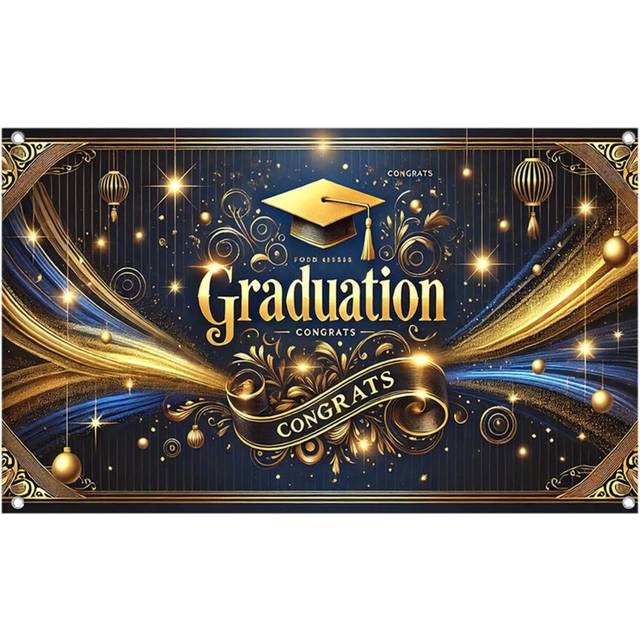 Graduation Photo Background Banner