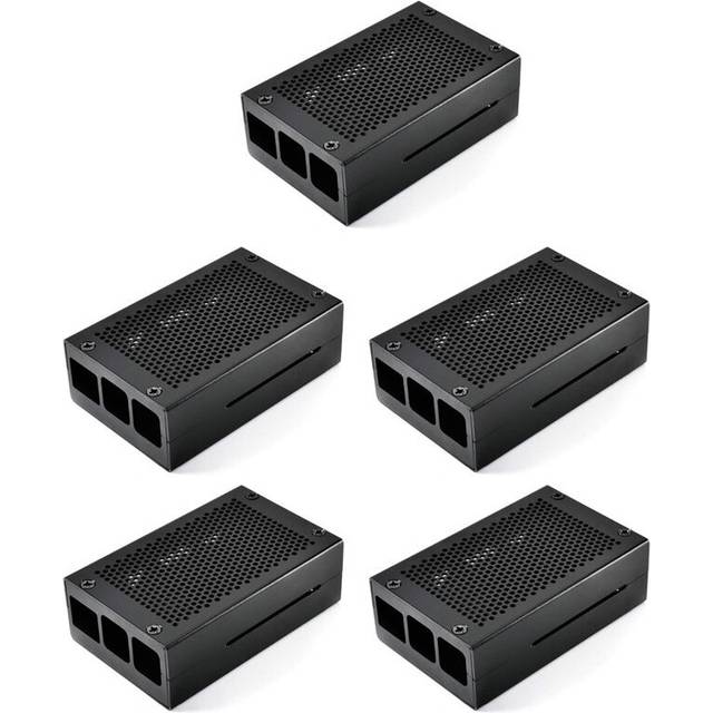 Torribaly 5X Aluminum Case Raspberry Pi 3 Model B Also