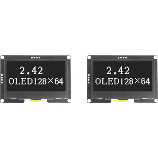 Torribaly 2pcs 2.42 Inch OLED Display Module