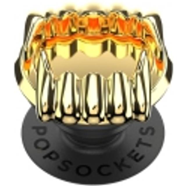 Popsockets Say Cheese Greb Sort Guld