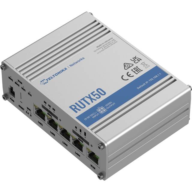 Teltonika RUTX50 Trådløs Router 4-Port Switch