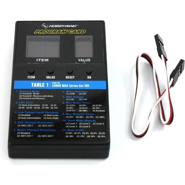 Exogio LED Program Card for ESC Setup Tool