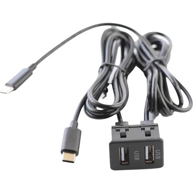 Typecat Car Android Navigation Machine Double Type-C Input to USB Interface Panel Adapter