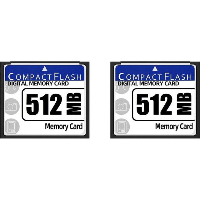 2X 512MB Compact Flash Memory Card