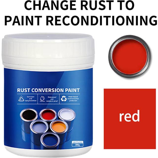 Waterbased Rust Conversion Paint 300g Red
