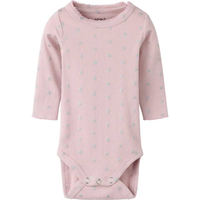 Name It Body L/Æ Rib Modal - Violet Ice