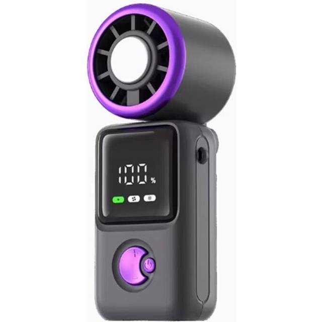 Portable Handheld Fan with LED Display
