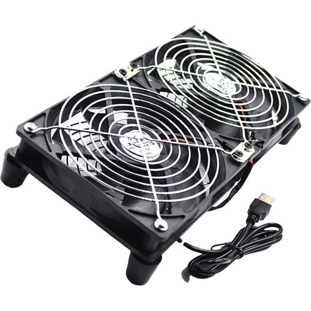 120mm 5V Double USB Powered PC Router Fan