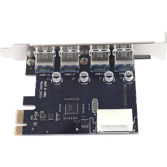 Kepptory PCIe Riser Expansion Card 4 PCI