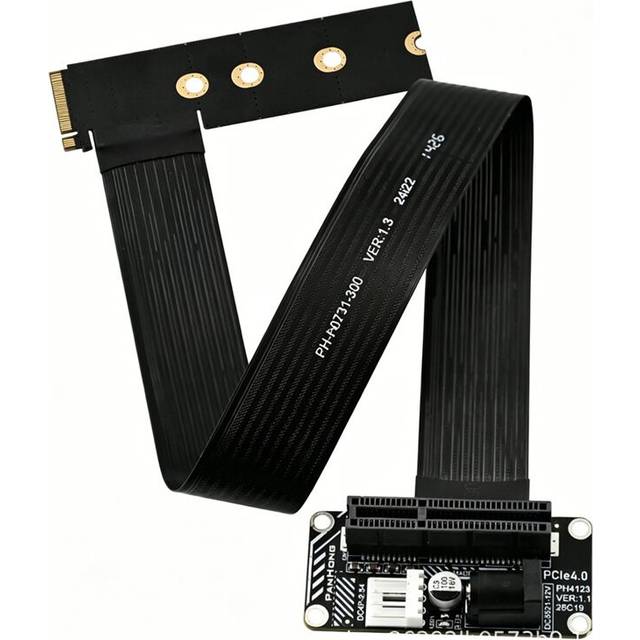 Exogio M.2 M-Key NVMe PCIe 4.0 X4 Riser Cable