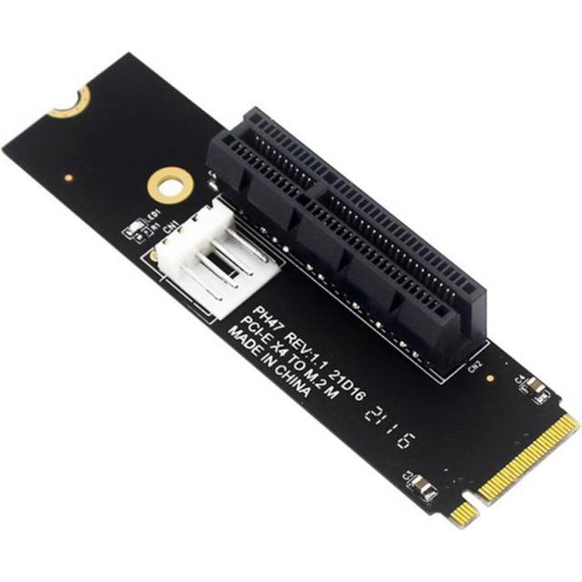 NGFF M.2 To PCI-E 4X Riser Card