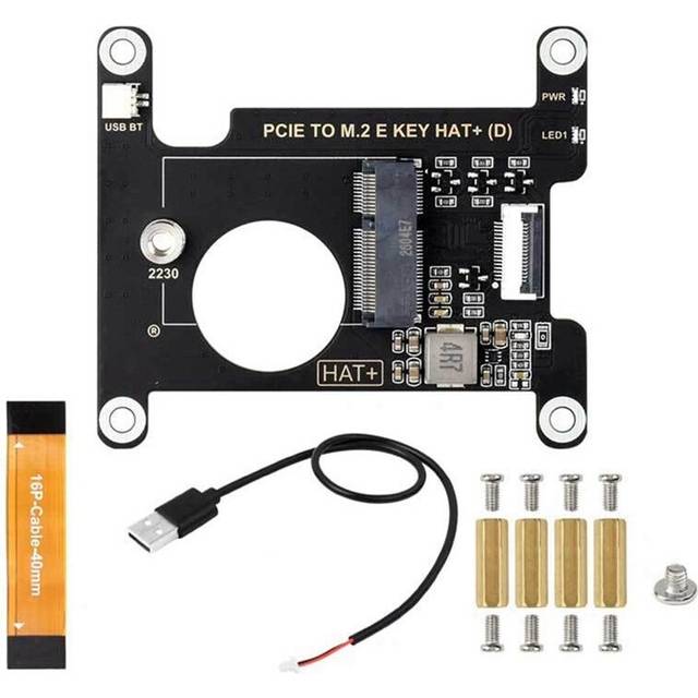 Kepptory Raspberry Pi 5 PCIe to M 2 E Key USB