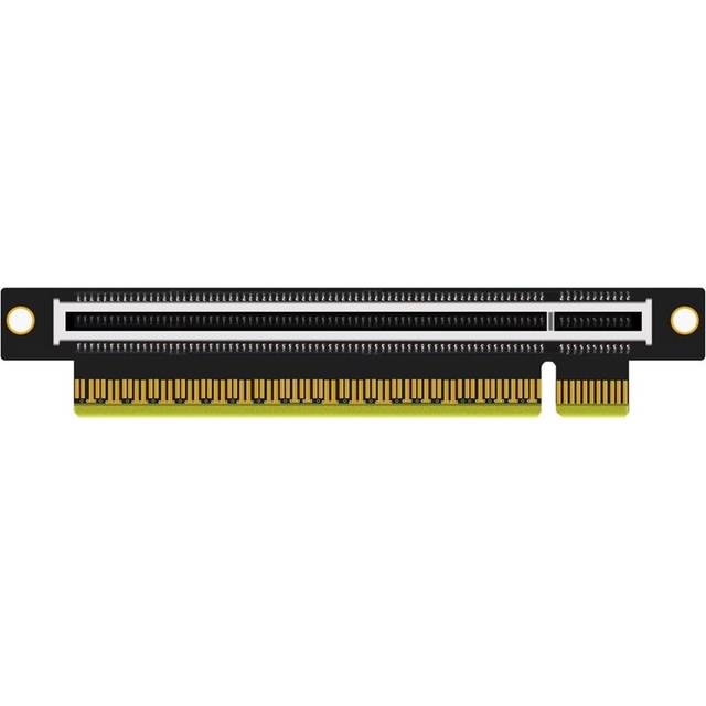 Kepptory PCIe 5.0 X16 Riser Right Angle Adapter Card